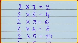 Table of 2  Table  Table 2  Maths [upl. by Bueschel311]