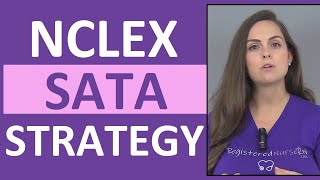 How to Answer NCLEX Style Select All That Apply Questions SATA [upl. by Elizabeth]