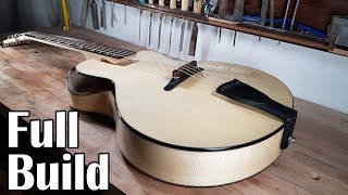 Making a Custom Archtop Guitar Full build [upl. by Isahella]