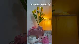 Miniso haul🤍 Cute miniso finds miniso minisofinds minisohaul cuteminisofinds minisoindia [upl. by Hestia453]