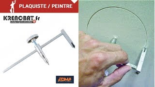 Cutter circulaire de plaquiste Circle Cutter®  Edma [upl. by Notsehc]