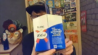 Jordys Beer Reviews Kronenbourg 1664 Blanc [upl. by Glarum623]