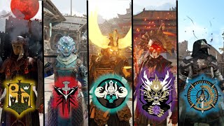 The Ultimate For Honor Fashion Showcase  All Heroes Loadouts Rep 10 Max Gear [upl. by Eronel788]