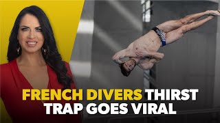 Paris 2024 Olympic Divers Thirst Trap Goes Viral [upl. by Herv]