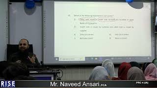 Lecture no 3  Sir Naveed Ansari  Books of Prime entry [upl. by Casady]