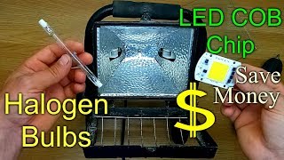 Converting Halogen Work Light to LED [upl. by Anerys927]