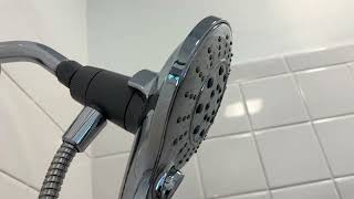 Moen Engage Chrome Magnetix Six Function 5 5 Inch Handheld Showerhead  Product Review [upl. by Oilla]