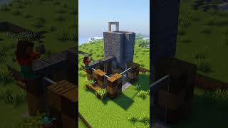 Minecraft Mini Castle House 🏠🏰shorts [upl. by Ecinahs264]