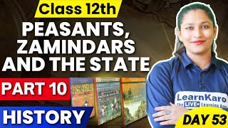 Class 12 History  Part 10  Peasants Zamindars and the State ✅ [upl. by Otes18]