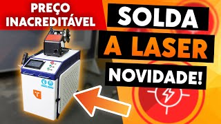 NOVIDADE MÁQUINA DE SOLDA A LASER ECONÔMICA PORTÁTIL  TRANSLASER [upl. by Nerrol332]