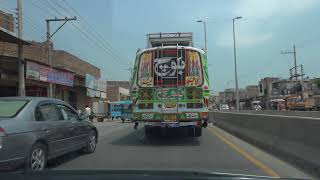 Faisalabad  Sheikhupura  Lahore Rd 2017 Punjab Pakistan 🇵🇰 [upl. by Mojgan774]