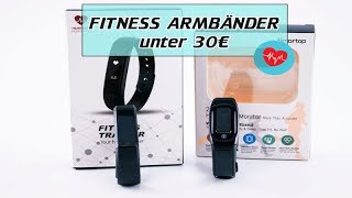 Günstige FitnessTrackerUhren unter 30€  ❤ FITNESS ARMBÄNDER [upl. by Megargee202]