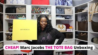 Marc Jacobs THE TOTE BAG Unboxing [upl. by Cyrillus]