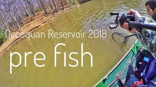 Occoquan Reservoir Bass Fishing 2018 Maiden Voyage [upl. by Giuseppe]