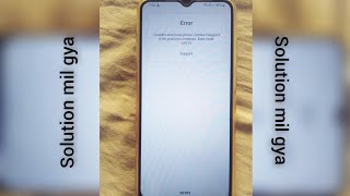 couldnt enrol your phone contact support if the problem continues error code 5101 SOLUTION VIDEO [upl. by Blank439]