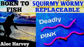 FLY TYING  SQUIRMY WORMY  replaceable Deadly hot pink [upl. by Marget]