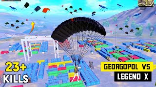 😤Georgopol Pros vs Legend X Conqueror 23 Kills  Georgopol मै आतंक  Pubg Mobile [upl. by Miof Mela]