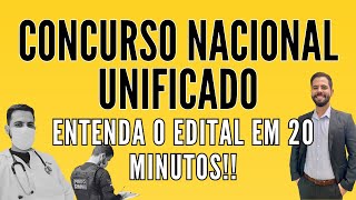 Concurso Nacional Unificado entenda o edital em 20 minutos [upl. by Mair830]