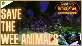 WoW Cataclysm Classic Save the Wee Animals [upl. by Ecnarolf]