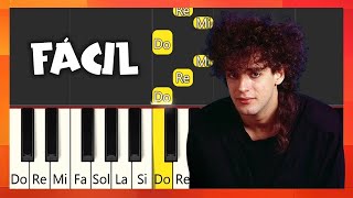 Soda Stereo  De Música Ligera  TUTORIAL PIANO FÁCIL  CANCIÓN FÁCIL PARA PIANO [upl. by Gniliem]