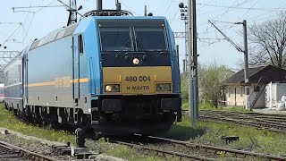 Bombardier Alstom MAV TRAXX  Nikon video  Timisoara  Orsova SeverinTrain driver the greets [upl. by Wrand204]