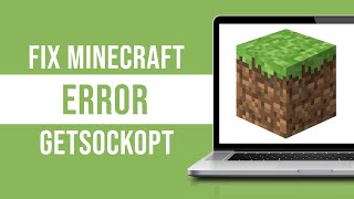 How To Fix Minecraft Error Getsockopt Failed To Connect To The Server Connection Timed Out [upl. by Ecnerrot]