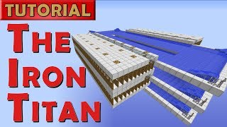 The Iron Titan  Minecraft Iron Golem Farm  2600 Ironhr Works in 113 [upl. by Hollinger]