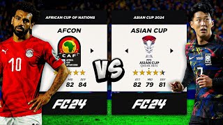 AFCON vs ASIAN CUP in FC24 🔥 [upl. by Alegnaed]