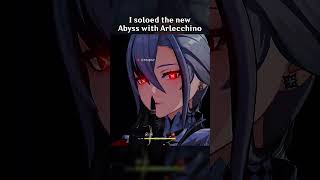 I SOLOED THE NEW ABYSS WITH ARLECCHINO [upl. by Gala147]