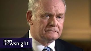 Martin McGuinness speaks to Jeremy Paxman in 2014  BBC Newsnight [upl. by Malilliw]