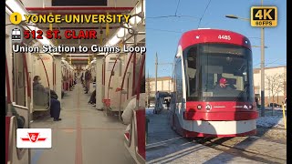 TTC POV Walk Union Station to Gunns Loop Via St Clair West Station【4K 60FPS】 [upl. by Jahn]