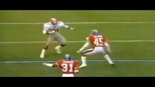 1982 Falcons at Broncos  William Andrews 86 yard TD swing pass [upl. by Losse294]