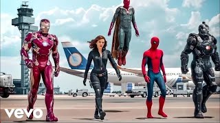 CJ  Whoopty Robert Cristian amp ERS Remix  Captain America Civil War Airport Battle Scene [upl. by Yoj857]