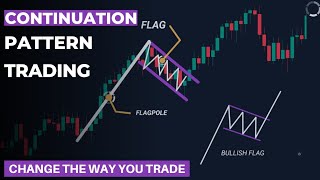 Continuation Pattern Trading  Continuation Chart Pattern  Price Action Trading [upl. by Sisco]