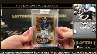 2023 SPORTS CARD ALMANAC MULTI SPORT PERSONAL EDITION VOLUME 6 10 BOX BREAK FOR GABRIEL C [upl. by Myrah780]