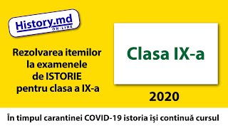 Rezolvarea itemilor la examenele de ISTORIE pentru clasa a IXa [upl. by Gaddi]