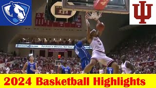 Eastern Illinois vs 17 Indiana Basketball Game Highlights 11 10 2024 [upl. by Daile]