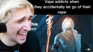 XQC DIES LAUGHING AT HILARIOUS TIKTOKS [upl. by Noxas]