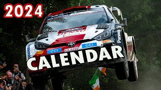 WRC´s 2024 Calendar  Everyone ready for a new season [upl. by Htedirem]