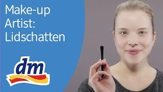 Lidschatten auftragen um die Augen zu betonen ganz einfach mit dem Makeup Artist [upl. by Occor]