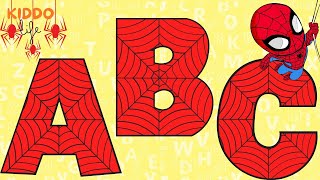 ABC Song │Spiderman Alphabet Song│Learn The ABCs │Kiddo Life nurseryrhymes kidssong kidslearning [upl. by Nirrak875]