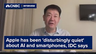 Apple has been disturbingly quiet about AI and smartphones IDC says [upl. by Michail741]