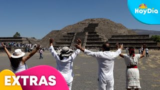 Así reciben la primavera en las pirámides de Teotihuacán México  Hoy Día  Telemundo [upl. by Sergio]