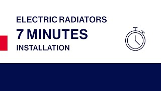 How to install an Electric Radiator  Thermal Emitter  ELNUR GABARRON [upl. by Gerianne]