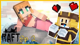 Minecraft SCAMMER NA SIRENA  Raft Survival Ep 2 [upl. by Miuqaoj]