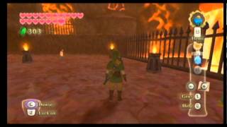 Zelda Skyward Sword Playthrough  Part 163 Volcano Summit Fire Dragons Song [upl. by Wilsey]