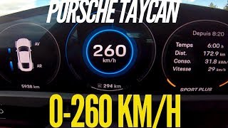 Porsche Taycan Turbo S  0260 kmh [upl. by Raseta]