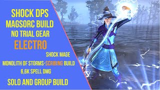 ESO Magicka Sorcerer Shock DPS Build for ESO Gold Road  Electro [upl. by Campney]