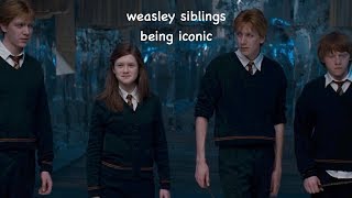 the weasley siblings being iconic [upl. by Skell]