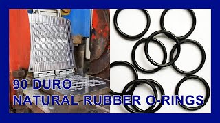 How to Make ORing with 90 Duro Natural Rubber [upl. by Asyal]